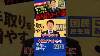【高市下げ記者をユーモアと正論で秒で論破！】会場爆笑！記者の続く質問が苦しすぎる…流行語大賞すら絡ませて下げ狙う！政治改革について玉木代表は論点がずれていると憤りを滲ませる！【玉木雄一郎/国民民主党】