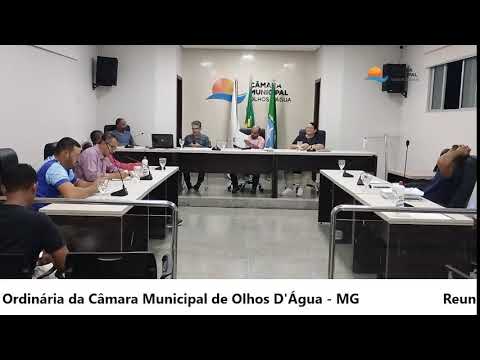 Transmissão Reunião da Câmara Municipal de Olhos DAgua MG