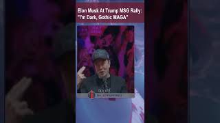 Elon Musk Declares Himself ‘Dark Gothic MAGA’ #shorts