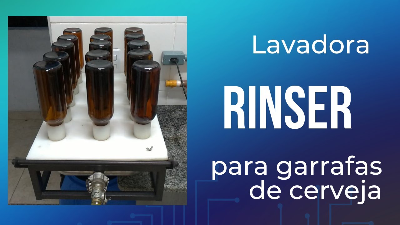 #16 Lavadora (Rincer ou Rinser) para garrafas de cerveja