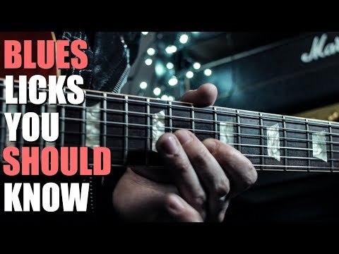 8 Blues Licks You Should Know! (With TABS!)