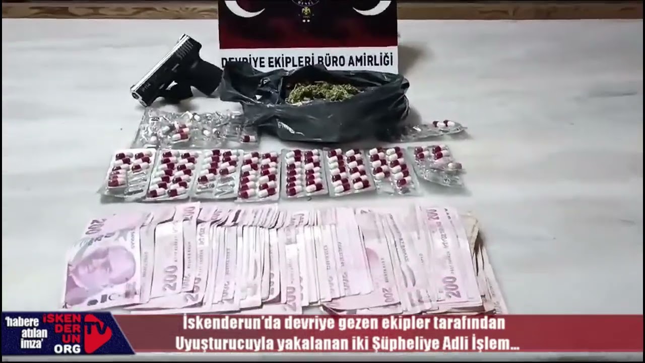 İskenderun’da Uyuşturucu Operasyonu…