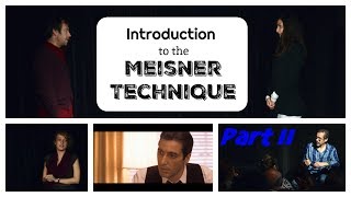 What is the Meisner Technique ? Free Class with Anthony Montes, Part II : repetitions and examples video