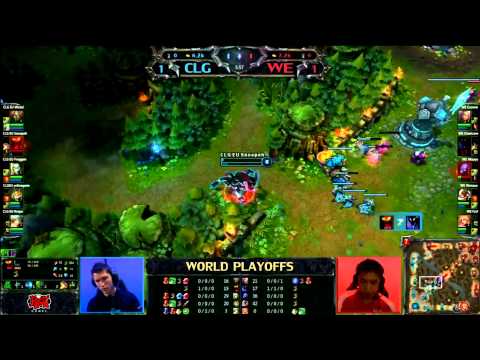 CLG. EU Snoopeh vs WE Clearlove, OH THE PLAYS!
