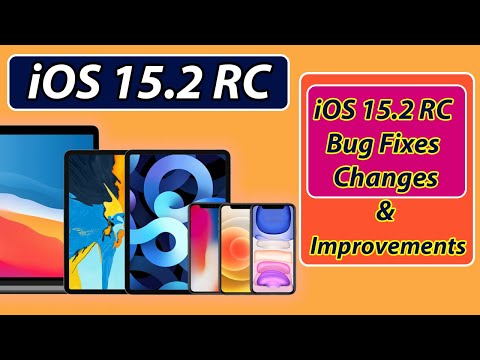 new iOS 15.2 RC is released with new update | iOS 15.2 RC new features | iOS 15.2RC