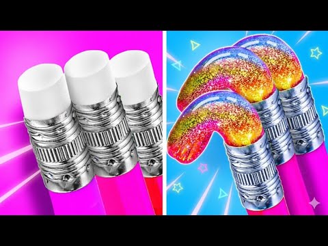 EPIC EPOXY vs 3D PEN! 😱 School Hacks You MUST Try! 🎨🔥 by 123 GO!