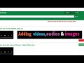 How to insert or add Images, Videos and audio files to a webpage in HTML5