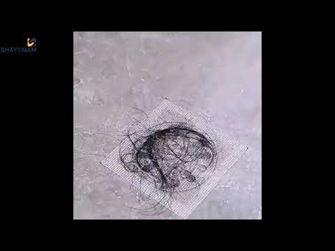 Shower Drain Hair Catcher Mesh Sticker Disposable Shower Drain Hair Catcher