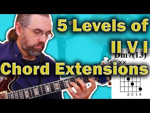 5 Levels Of II V I Jazz Chord Extensions - Comping Boost