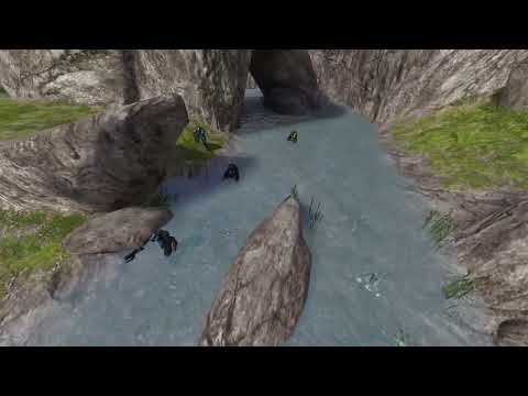 Halo 3 AI Battle UNSC VS Covenant