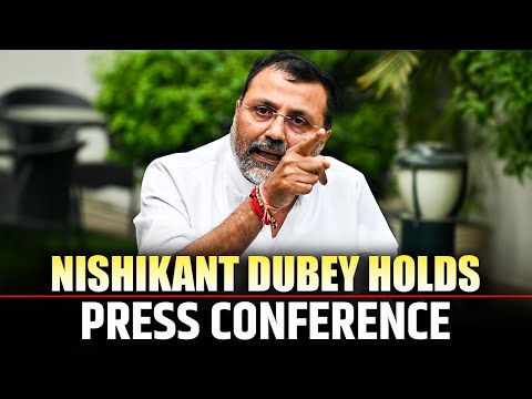 LIVE: BJP MP Nishikant Dubey address media on Ruckus in Parliament |Rahul Gandhi |Pt.Nehru |Congress