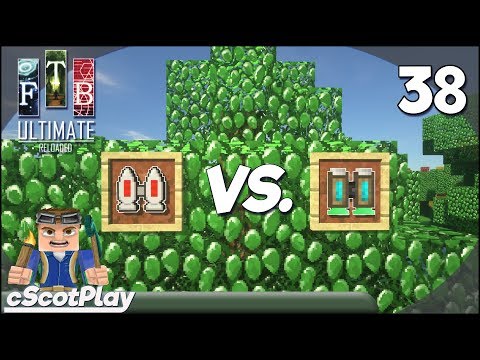 FTB Ultimate Reloaded w/ cScot : Ep 38 – IC2 Electric Jetpack vs. ProjectRed Jetpack