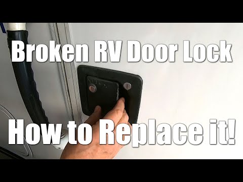 RV Door Lock Replacement - PLUS: DIY RV Vinyl Wrap Project!