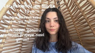 ESC ile Türkiyeden gönüllü aramayan projeye kabul alıp İtalyaya nasıl 