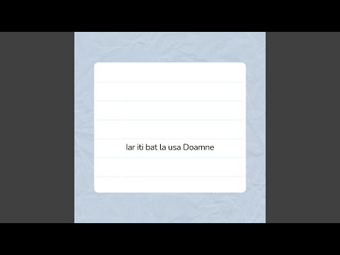 Iar iti bat la usa Doamne