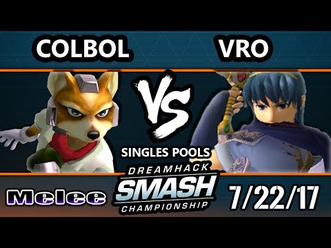 DHATL 17 Melee - SS | Colbol (Fox) Vs. Tempo | Vro (Marth) SSBM Singles Pools