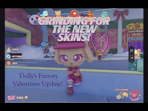The Grind Begins!! Unlocking the NEW Valentines Skin in Dolly's Factory!