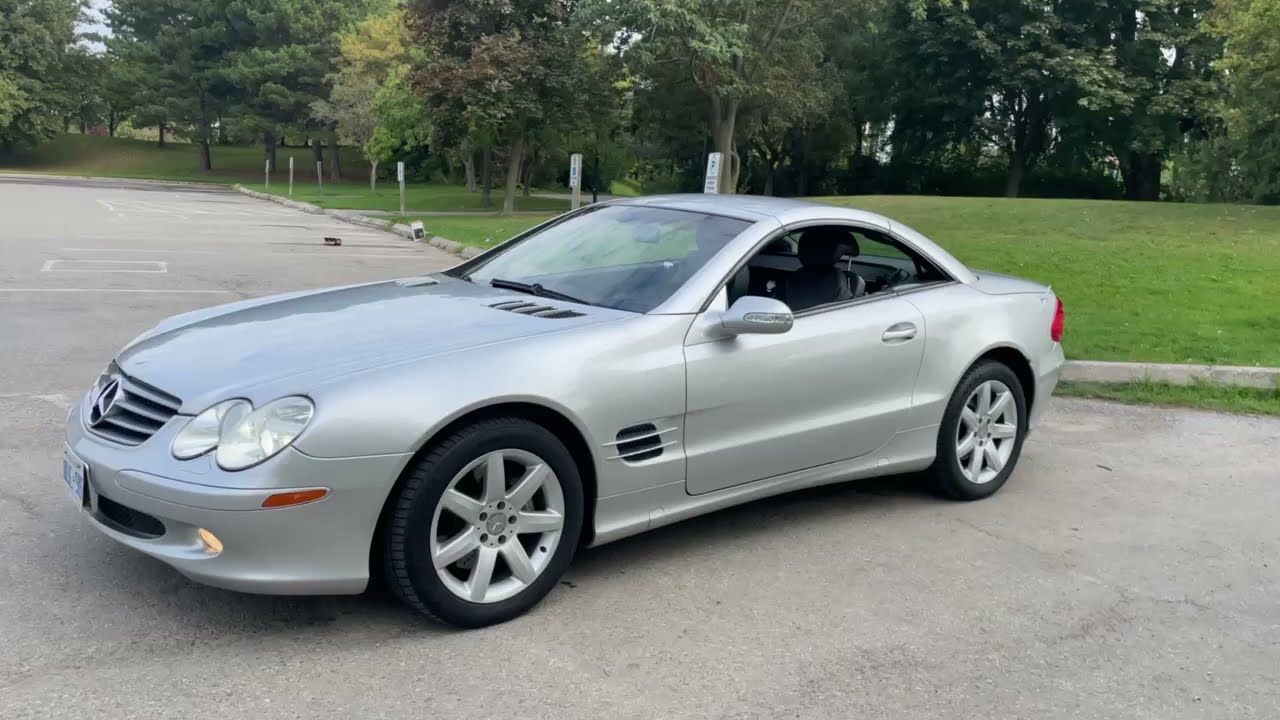 **SOLD By Auction** NO RESERVE – 2003 Mercedes-Benz SL500 Hardtop Convertible Roadster