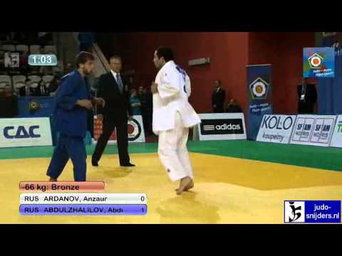Anzaur Ardanov (RUS) - Abdula Abdulzhalilov (RUS) [-66kg] bronze