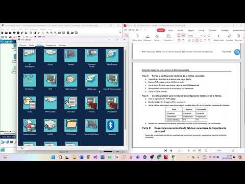 Caso 4.2.2.5 Packet Tracer - Build a Connected Factory Solution