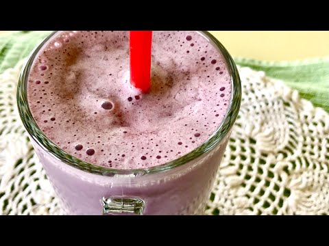 Blueberry Pistachio Smoothie -Full Of Antioxidants, Protein And An Energy Booster