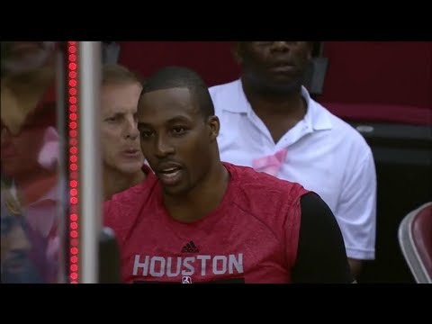 Dwight Howard 19 Pts Highlights (Rockets Debut) vs. Pelicans (2013.10.05) (NBA PRESEASON)