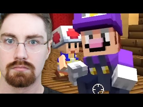 a 28 Year Old Man plays Mario hide and seek in Minecraft