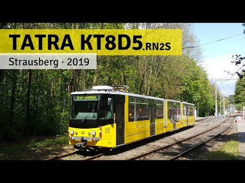Straßenbahnen in Strausberg: Deutschlands einziger Tatra KT8D5 (2019)