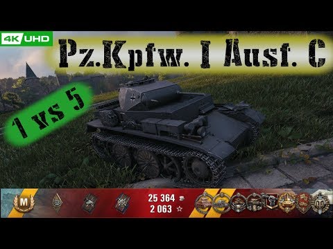 World of Tanks Pz.Kpfw. I Ausf. C Replay - 10 Kills 1.1K DMG(Patch 1.6.0)