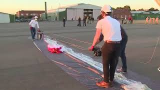 Lanzamiento de TASEC Lab en un globo estratosférico desde el Aeropuerto Militar de León.B2Space