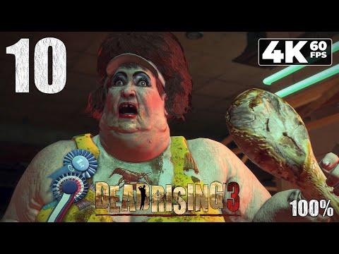 Dead Rising 3 (PC) - 4K60 Walkthrough 100% Part 10 - All You Can Eat: Darlene