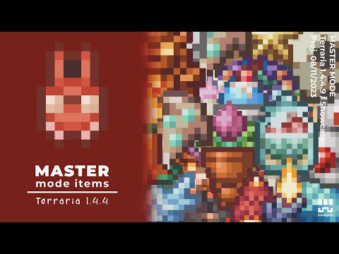 All Master Mode Items - Terraria 1.4.4
