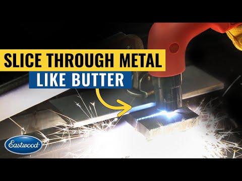Cut Steel, Stainless & Aluminum Up to 3/8" Thick -  Versa Cut 40 Plasma Cutter - Eastwood