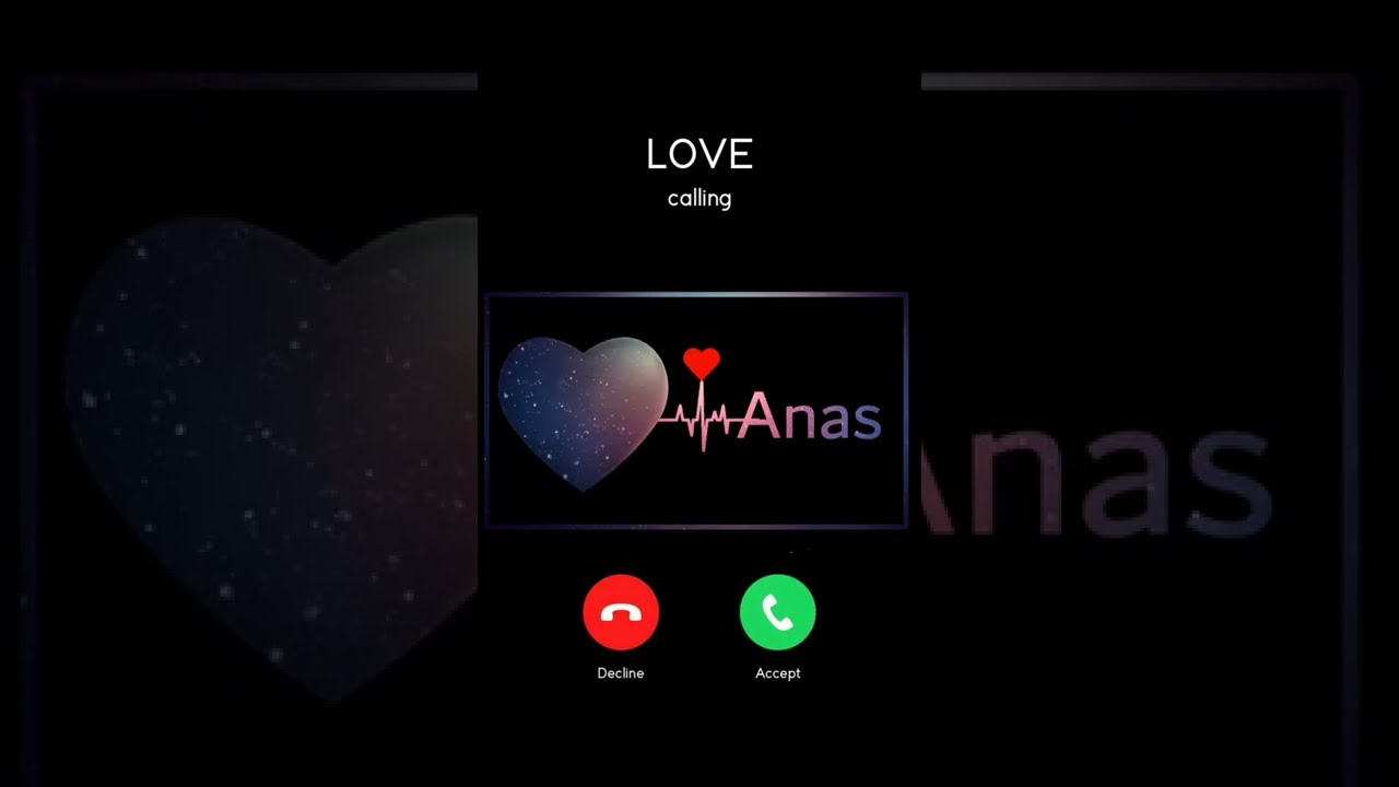Anas name status for Whatsapp 🥀 Love 💕 Ringtone iphone Status 🥀23th march specia video foryou#shorts