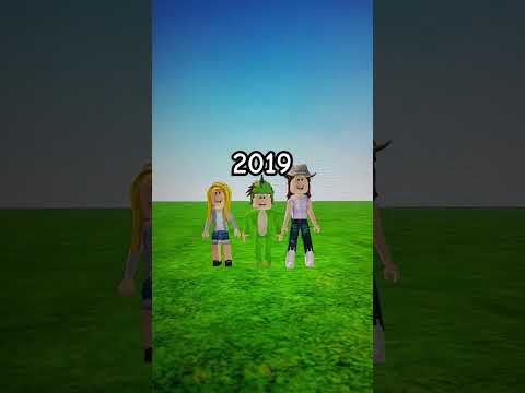 Us over the past 9 years #roblox #2015 #2017 #2019 #oldroblox #nostalgia #besties