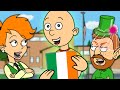 ST PATRICK S DAY Behavior Card Day Caillou Gets The Irish Card
