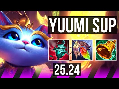 YUUMI & Nilah vs GRAGAS & Miss Fortune (SUP) | KR Master | 25.24