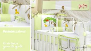 Kit Berço Reino Encantado Verde | Ref: 41195