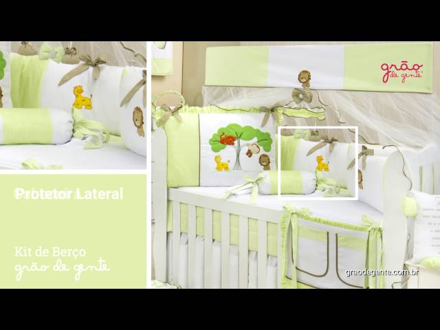 Kit Berço Reino Encantado Verde | Ref: 41195