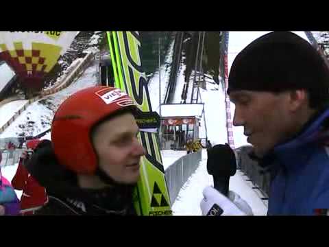 Skisprung TV -Interview mit Pascal Bodmer- 4Schanzentournee - 31.12.2009