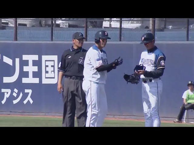 【ファーム】ファイターズ・森山の技ありタイムリーで反撃開始!! 2018/4/21 F-M(ファーム)