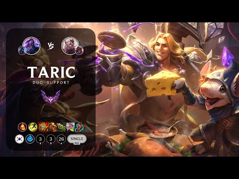 Taric Support vs Rakan - KR Master Patch 13.7