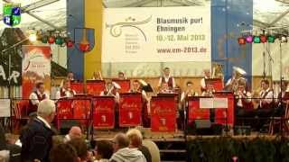 preview picture of video 'Europameisterschaft der Böhm.- Mähr. Blasmusik 2013 Ehningen Cseska Gala'