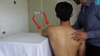 Thử cơ bằng tay: Dạng ngang khớp vai