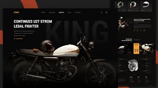 Build a Cool Bike Website from Scratch | HTML, CSS & JavaScript Tutorial