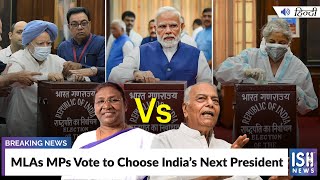 MLAs MPs Vote to Choose India’s Next President