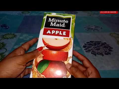 Minute Maid Apple Juice Review in Hindi/Best Juice Ever/ Genuine Review