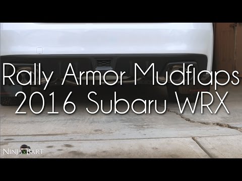 Rally Armor Mudflap Installation (2016 Subaru WRX)