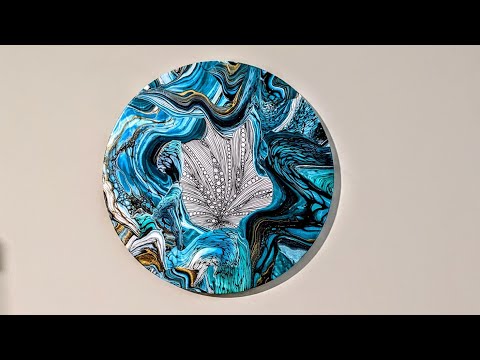 Abstract Fluid Art ~ Transferred Bloomswipes ~  #tlp (194)