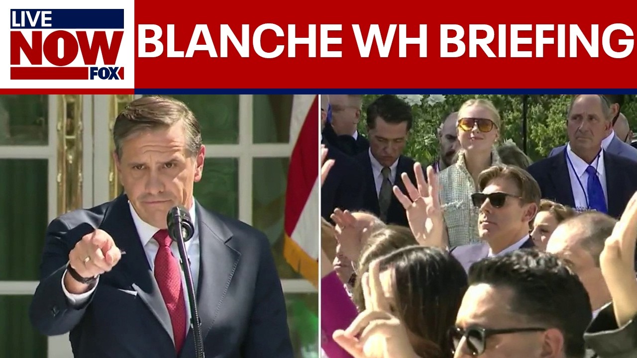 Attorney General Todd Blanche hosts White House press briefing